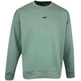 BOSS Golf Jumper - Stenson Oversize Crew Neck - Laurel Wreath WI25