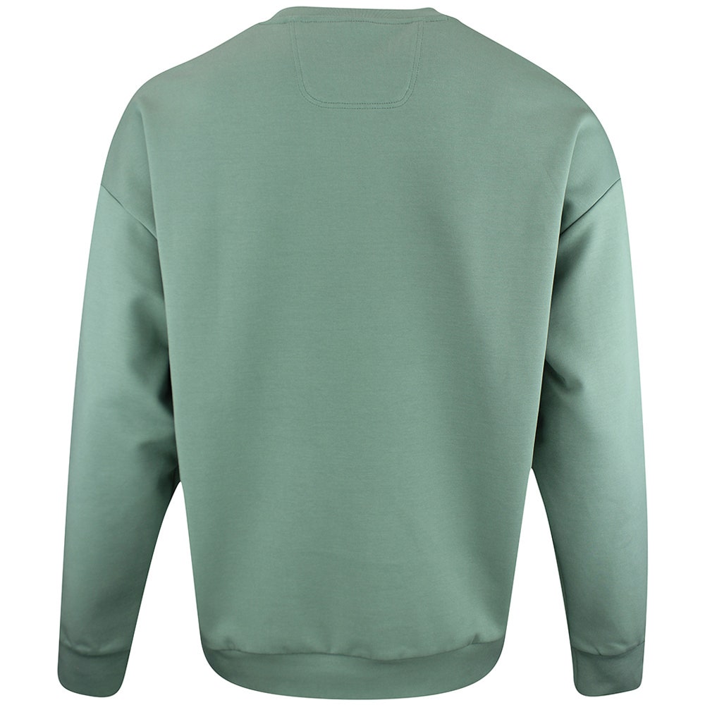 BOSS Golf Jumper - Stenson Oversize Crew Neck - Laurel Wreath WI25