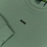 BOSS Golf Jumper - Stenson Oversize Crew Neck - Laurel Wreath WI25