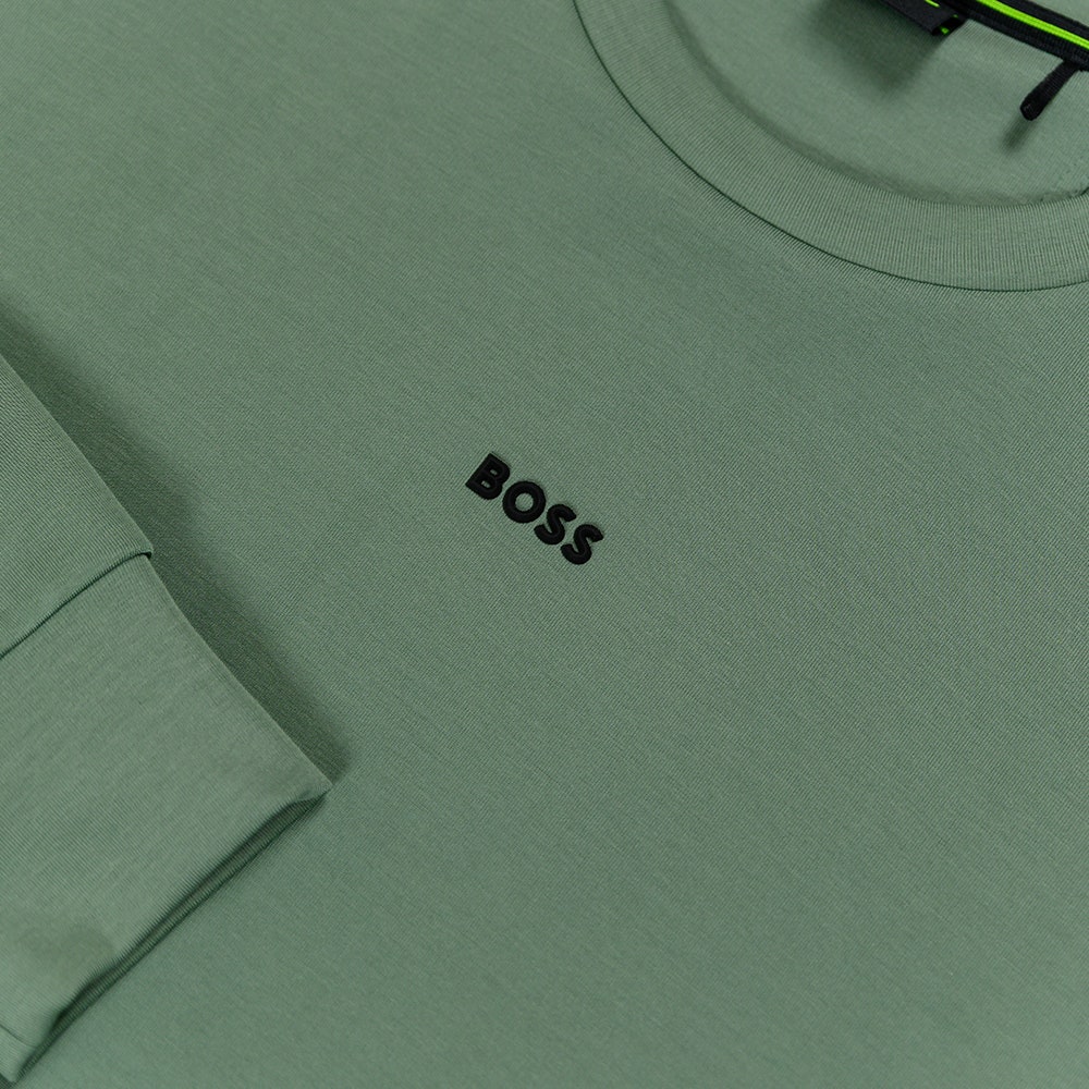 BOSS Golf Jumper - Stenson Oversize Crew Neck - Laurel Wreath WI25