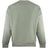 BOSS Golf Jumper - Stenson Oversize Crew Neck - Olive Green SP26