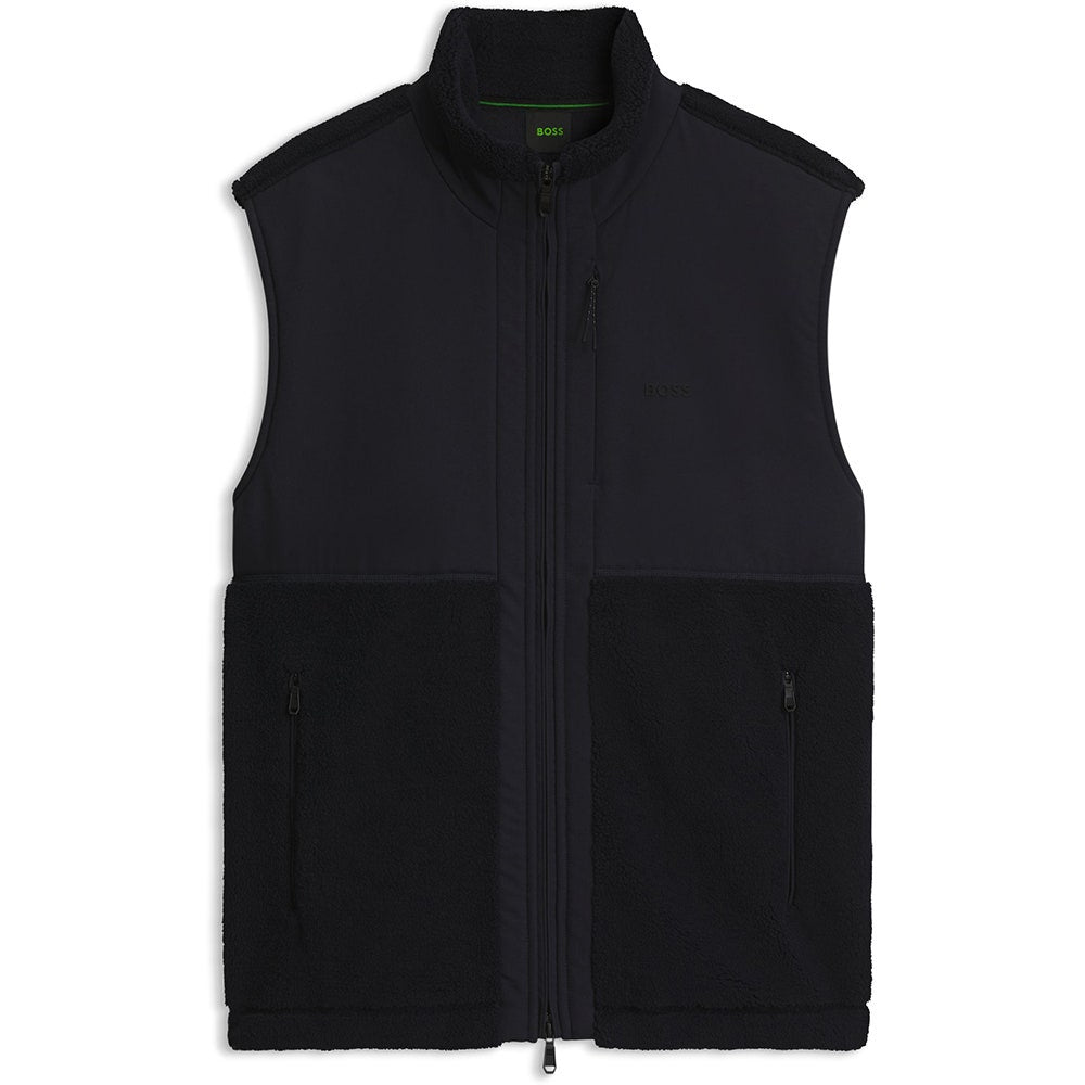 BOSS Golf Jumper - Sveedy Vest Relaxed Fit - Dark Navy WI26