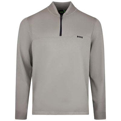 BOSS Golf Jumper - Terrace QZ Knit - Brindle SU26