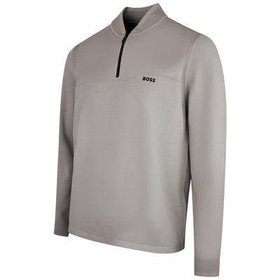 BOSS Golf Jumper - Terrace QZ Knit - Brindle SU26