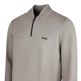 BOSS Golf Jumper - Terrace QZ Knit - Brindle SU26