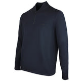 BOSS Golf Jumper - Terrace QZ Knit - Dark Navy SU26