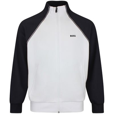 BOSS Golf Mid Layer - Join Skaz FZ - Bright White SU26