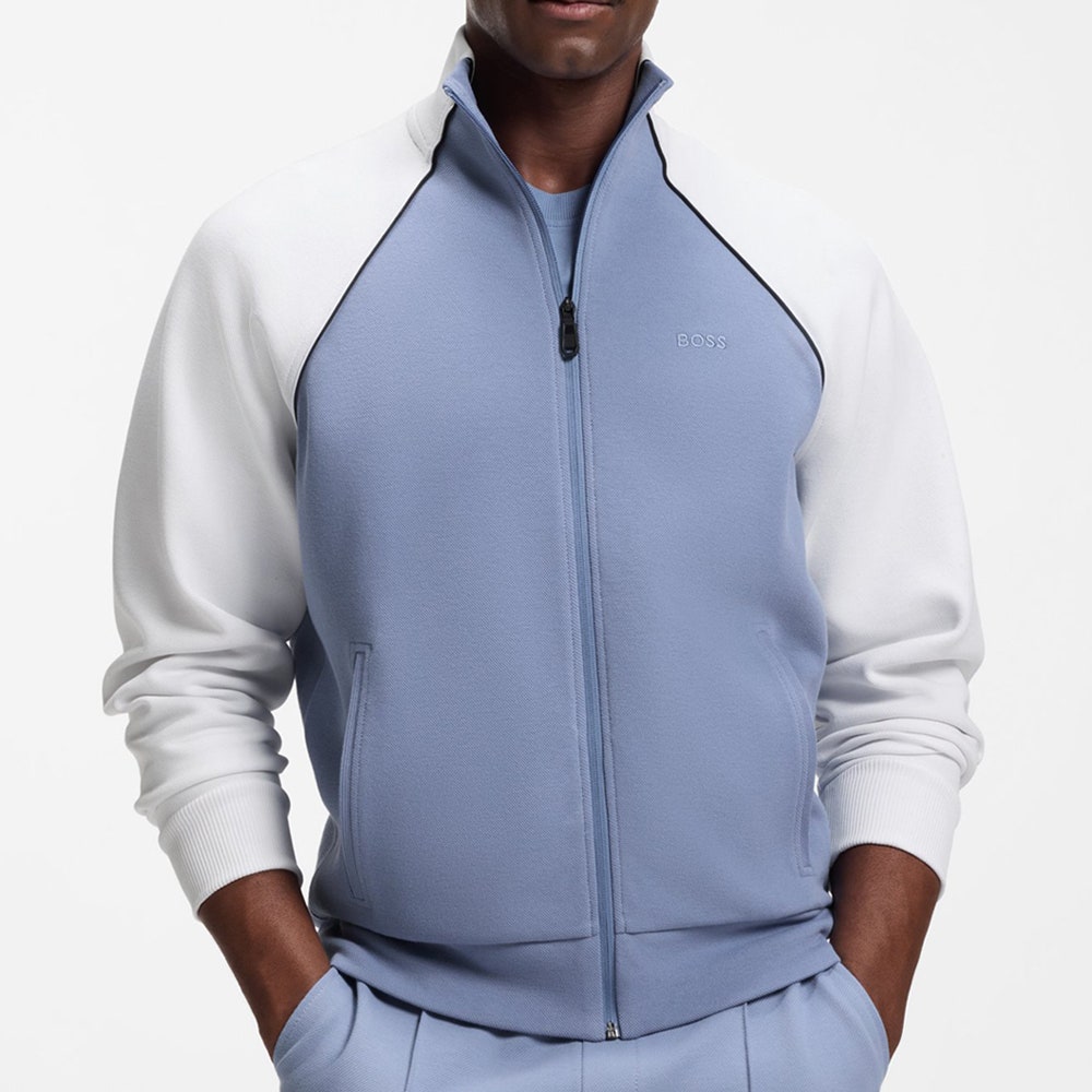BOSS Golf Mid Layer - Join Skaz FZ - Colony Blue SU26