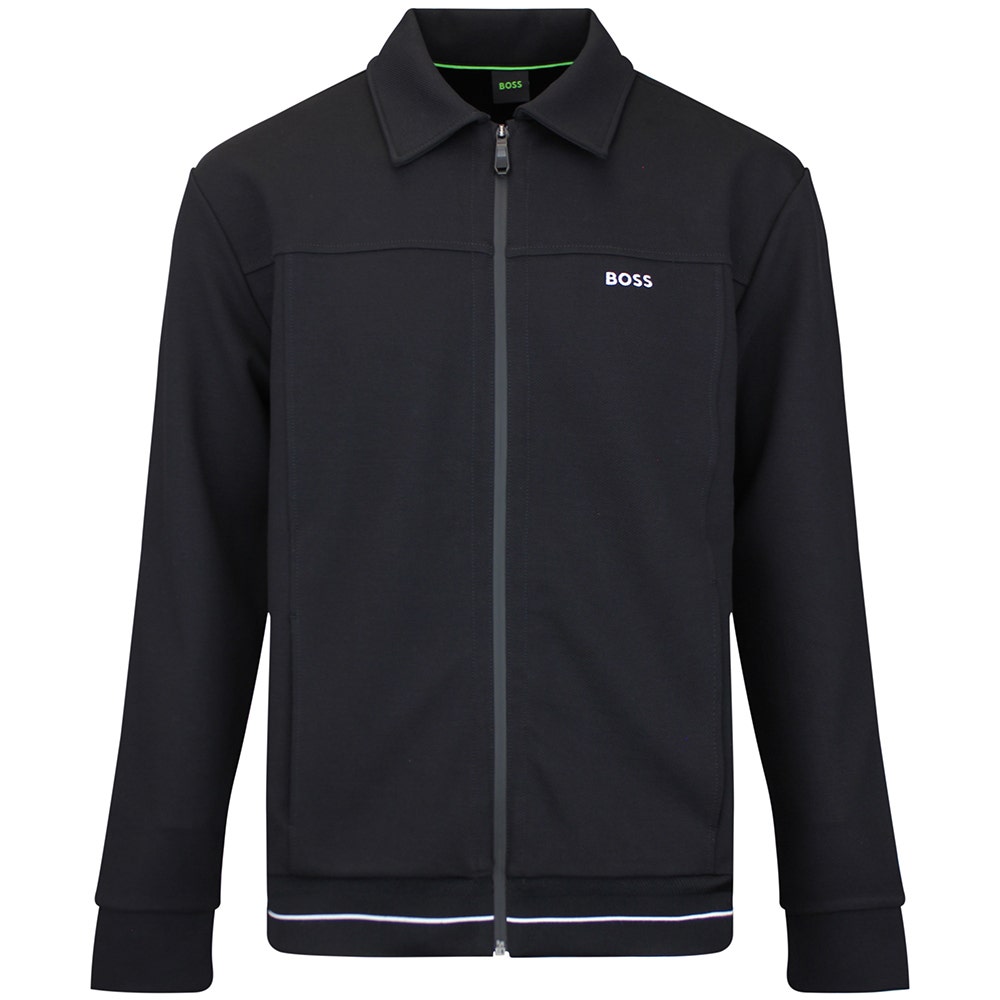 BOSS Golf Mid Layer - Member FZ Relaxed - Black SU26
