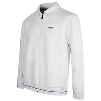 BOSS Golf Mid Layer - Member FZ Relaxed - Bright White SU26
