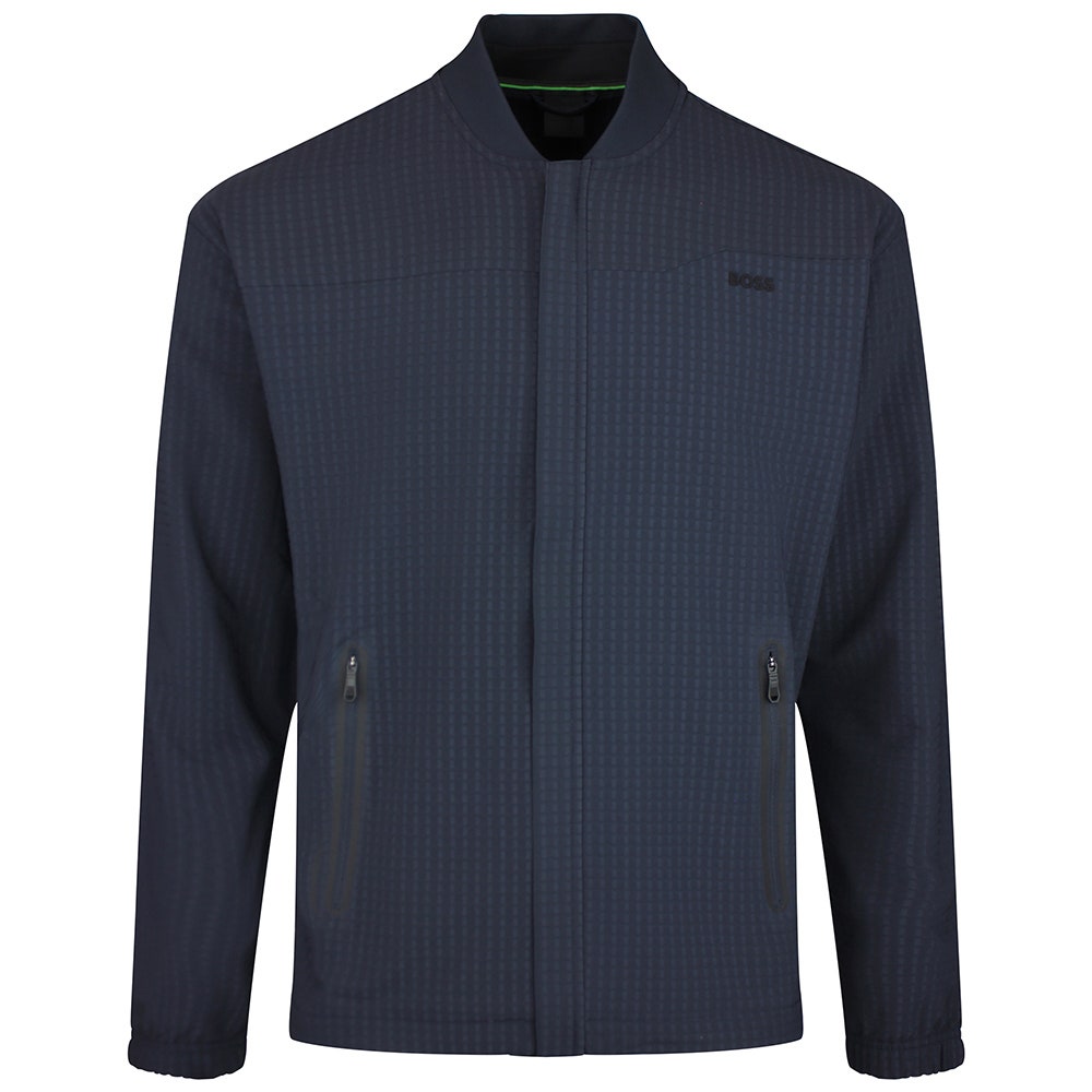BOSS Golf Mid Layer - Terrace FZ Relaxed - Dark Navy SU26