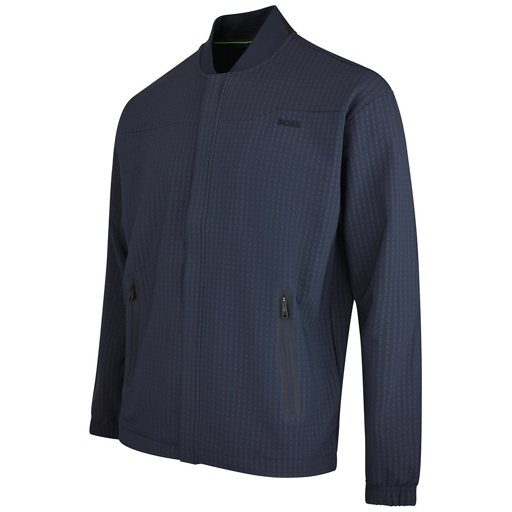 BOSS Golf Mid Layer - Terrace FZ Relaxed - Dark Navy SU26