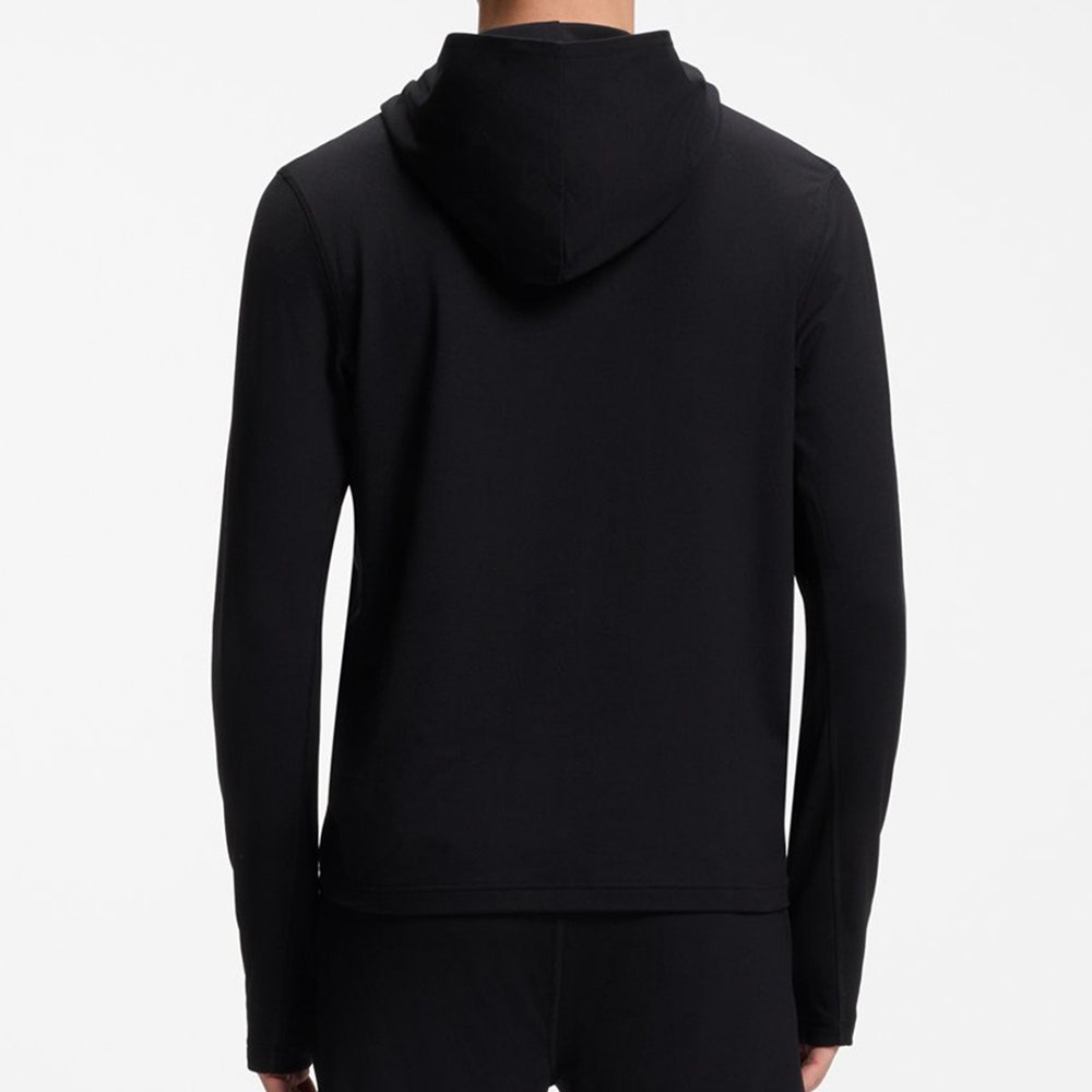 BOSS Golf Pullover - Active Hoodie - Black FA26