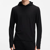 BOSS Golf Pullover - Active Hoodie - Black FA26