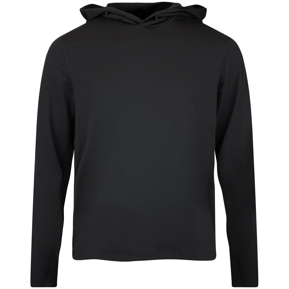 BOSS Golf Pullover - Active Hoodie - Black FA26
