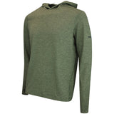 BOSS Golf Pullover - Active Hoodie - Khaki Heather WI26