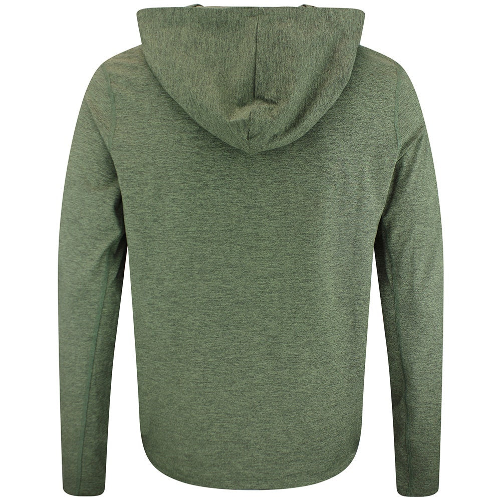 BOSS Golf Pullover - Active Hoodie - Khaki Heather WI26
