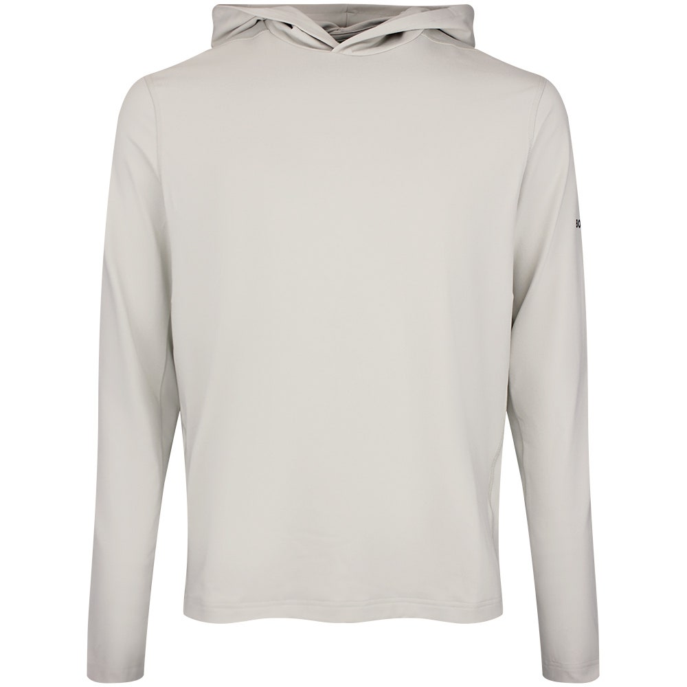 BOSS Golf Pullover - Active Hoodie - Pelican FA26