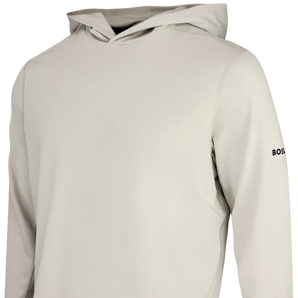 BOSS Golf Pullover - Active Hoodie - Pelican FA26