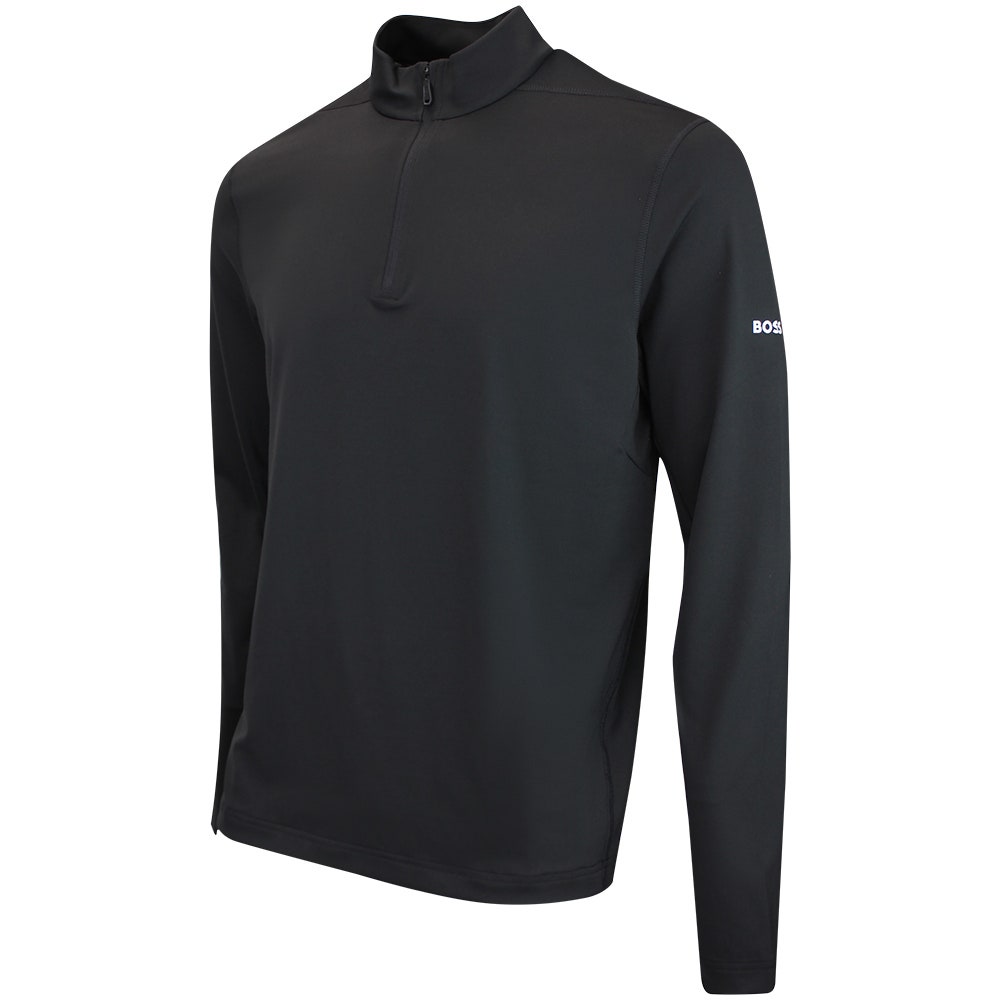 BOSS Golf Pullover - Active QZ - Black WI26