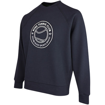 BOSS Golf Pullover - Join Salbo Crew Neck - Dark Navy SP26