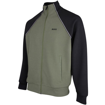 BOSS Golf Pullover - Join Skaz FZ - Olive Green SP26