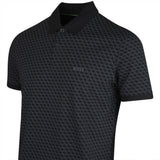 BOSS Golf Shirt - Chip Pattern GOC Reg. Fit - Black SP26