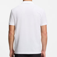 BOSS Golf Shirt - Chip Pattern GOC Reg. Fit - Bright White SP26