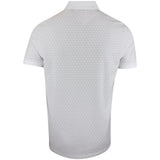BOSS Golf Shirt - Chip Pattern GOC Reg. Fit - Bright White SP26