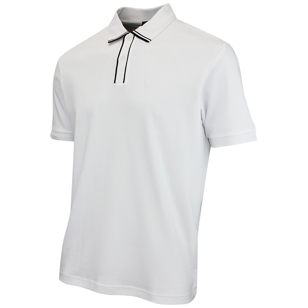 BOSS Golf Shirt - Cord Paddy Reg. Fit - Bright White WI26