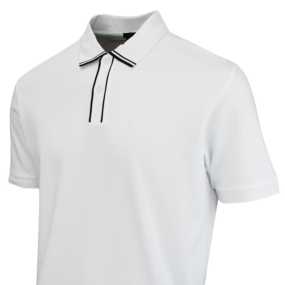 BOSS Golf Shirt - Cord Paddy Reg. Fit - Bright White WI26