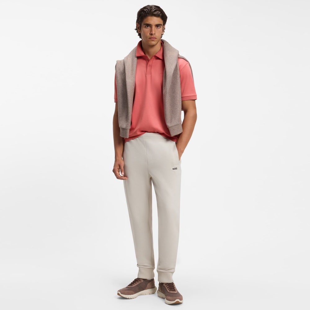 BOSS Golf Shirt - Cord Paddy Reg. Fit - Coral WI26