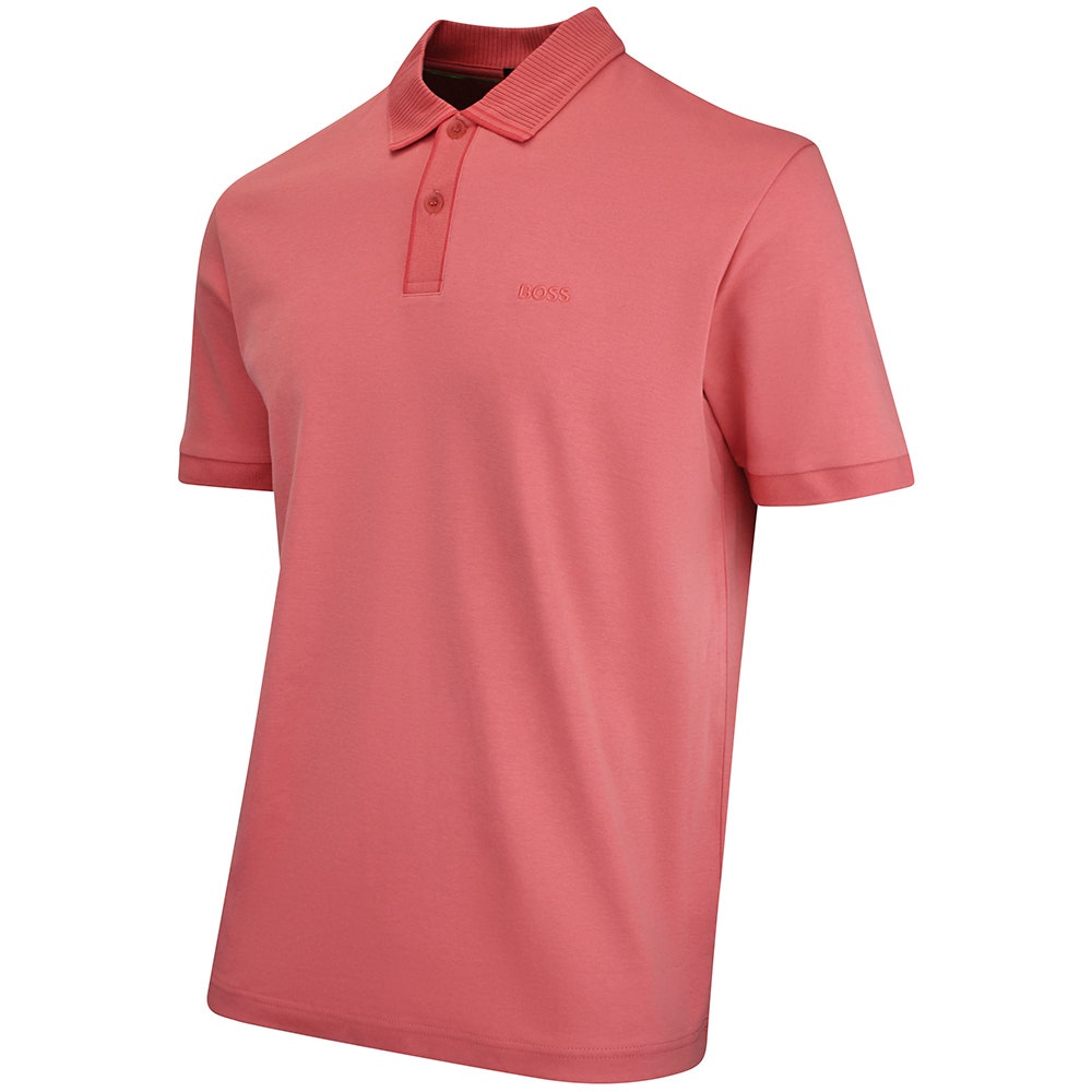 BOSS Golf Shirt - Cord Paddy Reg. Fit - Coral WI26