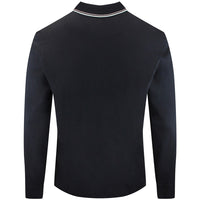 BOSS Golf Shirt - Cord Plisy LS Reg. Fit - Black WI26