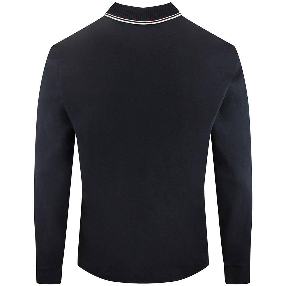 BOSS Golf Shirt - Cord Plisy LS Reg. Fit - Black WI26