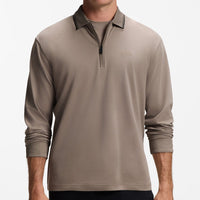 BOSS Golf Shirt - Cord Plisy LS Reg. Fit - Brindle WI26