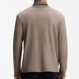 BOSS Golf Shirt - Cord Plisy LS Reg. Fit - Brindle WI26