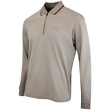 BOSS Golf Shirt - Cord Plisy LS Reg. Fit - Brindle WI26