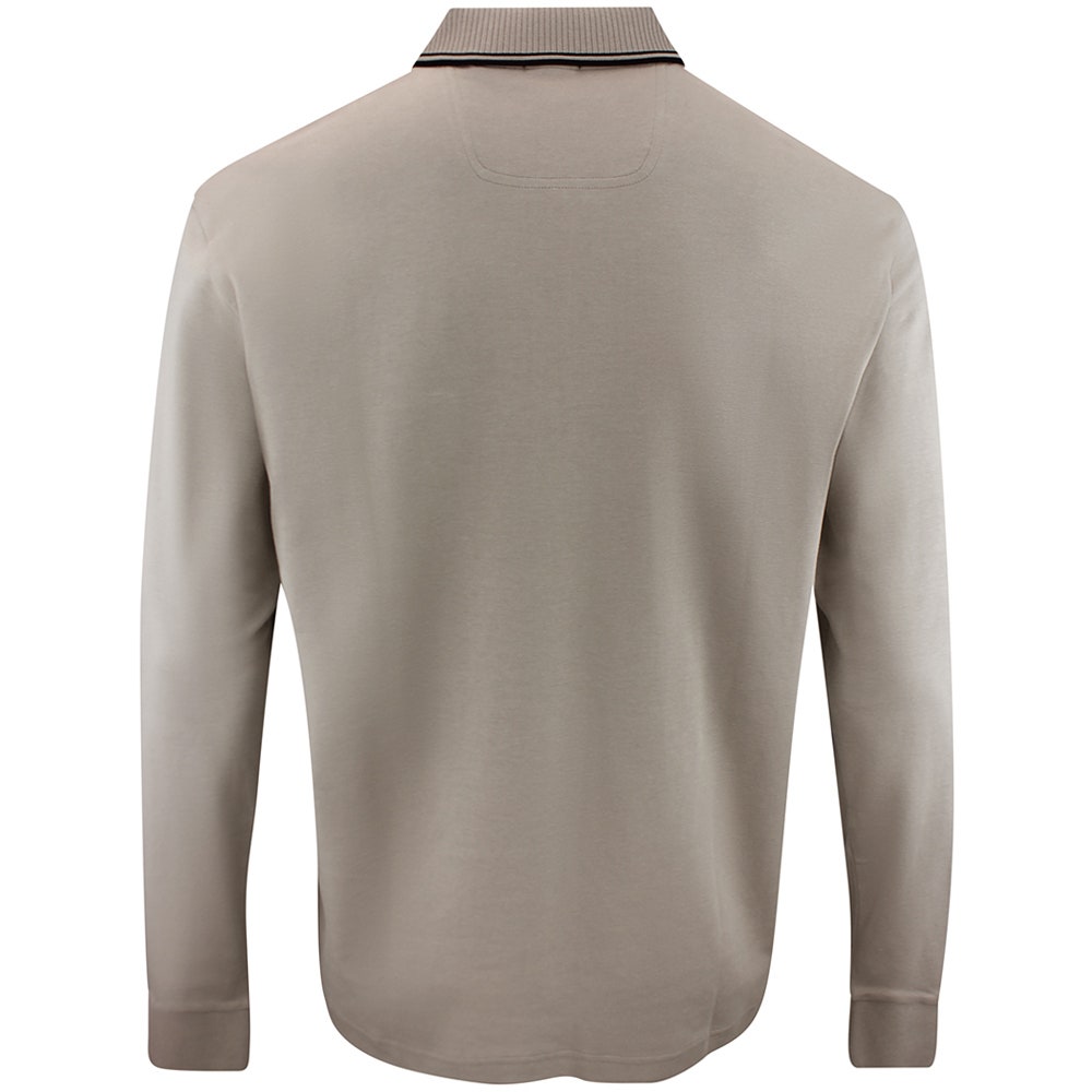 BOSS Golf Shirt - Cord Plisy LS Reg. Fit - Brindle WI26