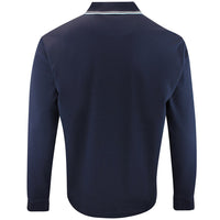 BOSS Golf Shirt - Cord Plisy LS Reg. Fit - Dark Navy WI26