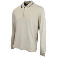 BOSS Golf Shirt - Cord Plisy LS Reg. Fit - Pelican WI26