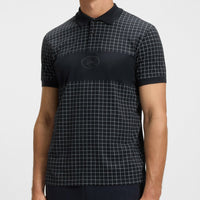 BOSS Golf Shirt - GL Check Polo Reg. Fit - Dark Navy FA25