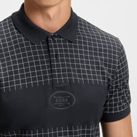 BOSS Golf Shirt - GL Check Polo Reg. Fit - Dark Navy FA25