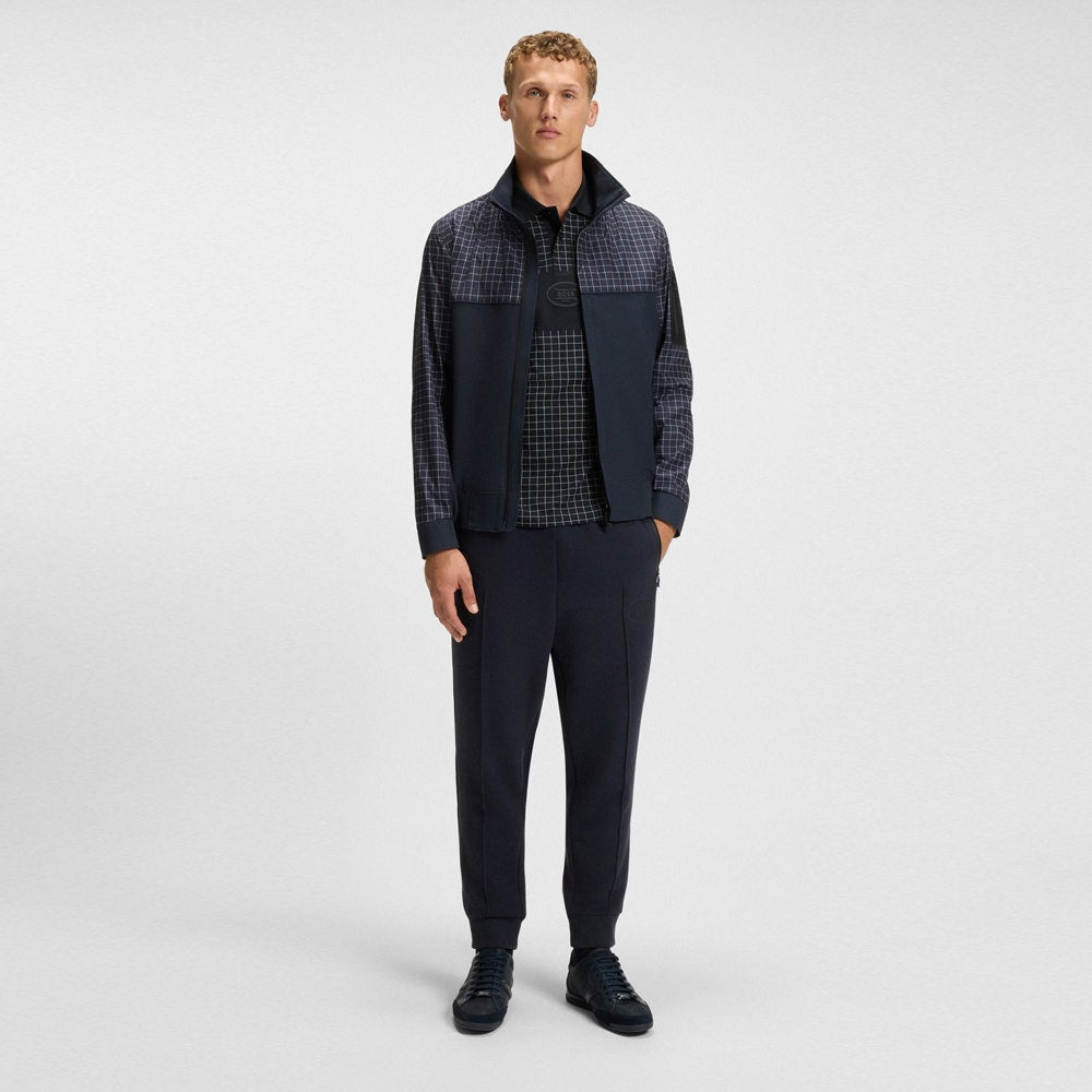 BOSS Golf Shirt - GL Check Polo Reg. Fit - Dark Navy FA25