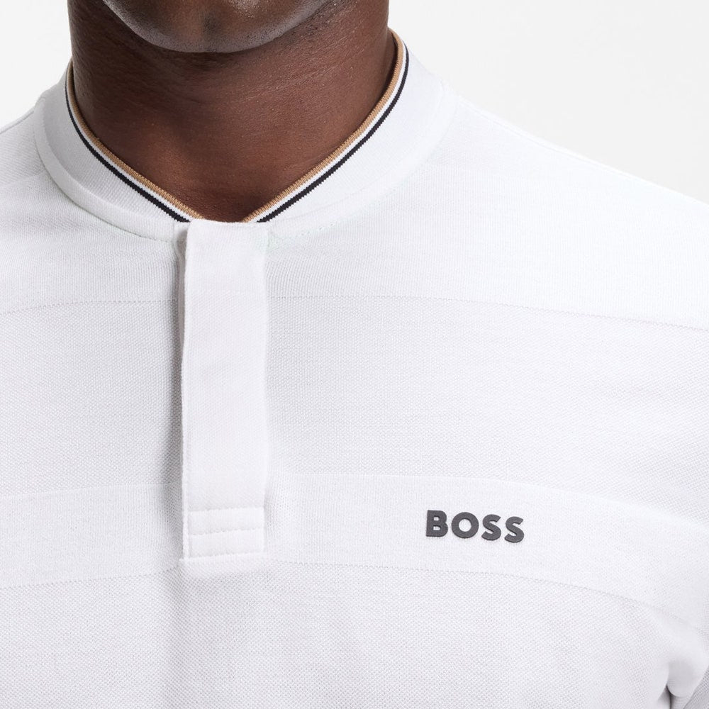 BOSS Golf Shirt - GOC Birdie 2 Reg. Fit - Bright White SU26