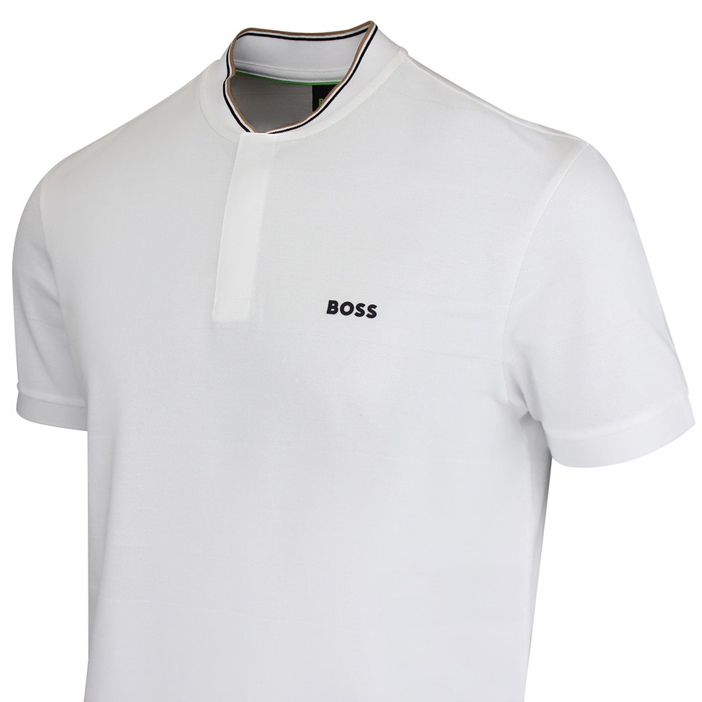 BOSS Golf Shirt - GOC Birdie 2 Reg. Fit - Bright White SU26