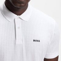 BOSS Golf Shirt - GOC Birdie 3 Reg. Fit - Bright White SU26