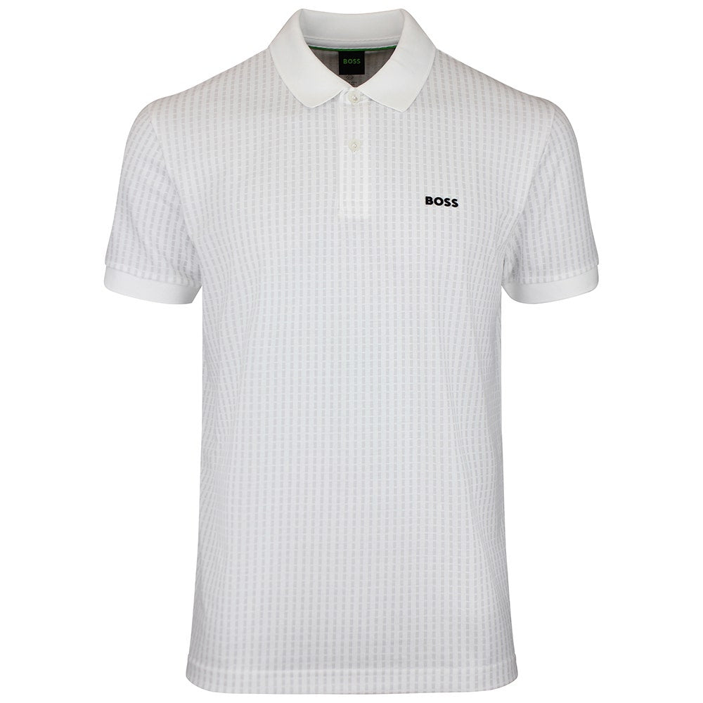 BOSS Golf Shirt - GOC Birdie 3 Reg. Fit - Bright White SU26