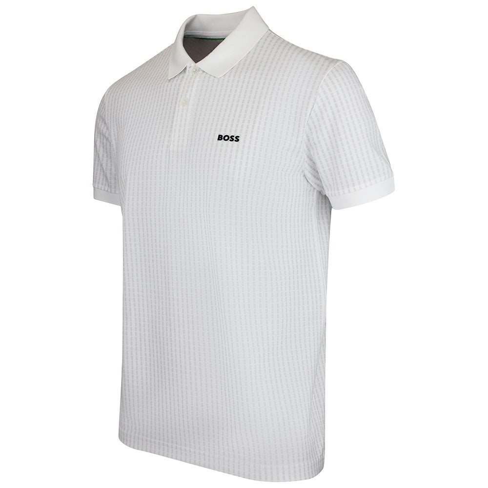 BOSS Golf Shirt - GOC Birdie 3 Reg. Fit - Bright White SU26