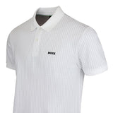 BOSS Golf Shirt - GOC Birdie 3 Reg. Fit - Bright White SU26